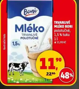 Penny Market Trvanlivé mléko nabídka