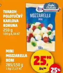 Penny Market Mozzarella mini nabídka