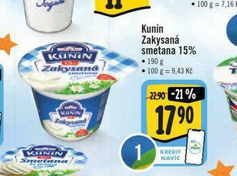 Jip Kunín zakysaná smetana 15% nabídka
