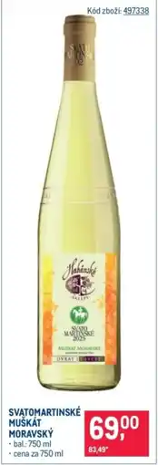 Makro Svatomartinské muškát moravský nabídka