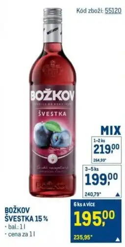 Makro Božkov švestka 15% nabídka