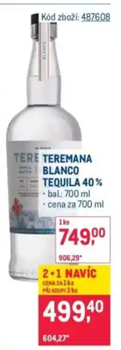 Makro Teremana blanco tequila 40% nabídka