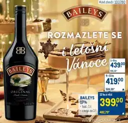 Makro BAILEYS 17% nabídka