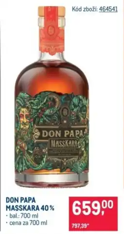 Makro Don papa masskara 40% nabídka