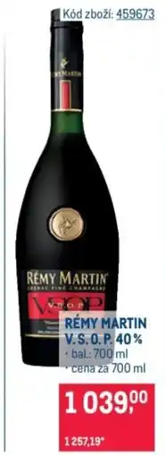 Makro RÉMY MARTIN V.S.O. P. 40% nabídka