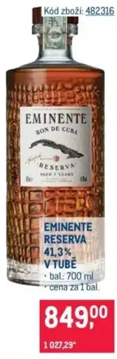 Makro Eminente reserva 41,3% v tubě nabídka