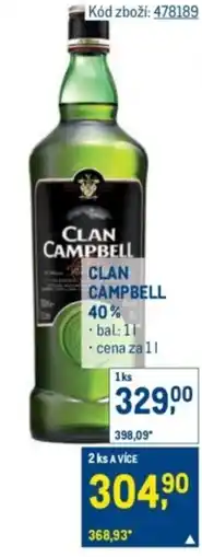 Makro Clan campbell 40% nabídka