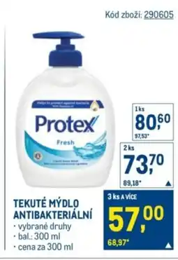 Makro Tekuté mýdlo antibakteriální nabídka