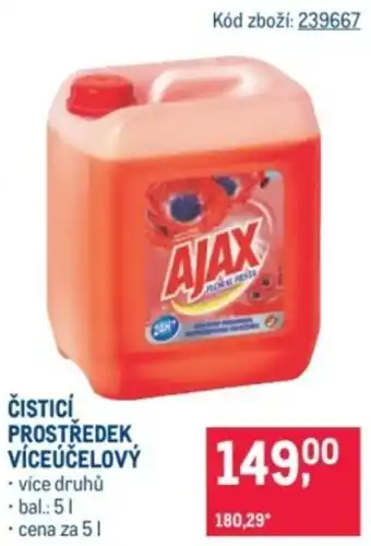 Makro Čisticí prostředek víceúčelový nabídka