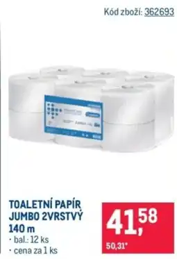 Makro Toaletní papír jumbo 2vrstvý nabídka