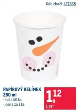 Makro Papírový kelímek nabídka