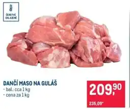 Makro Dančí maso na guláš nabídka