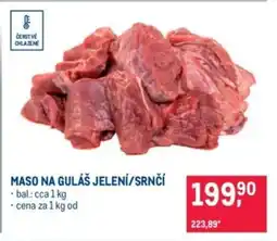 Makro Maso na guláš jelení/srnčí nabídka