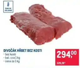 Makro Divočák hřbet bez kosti nabídka