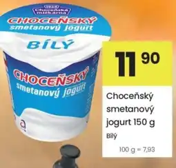 Kubík potraviny Choceňský smetanový jogurt nabídka