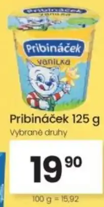 Kubík potraviny Pribináček nabídka