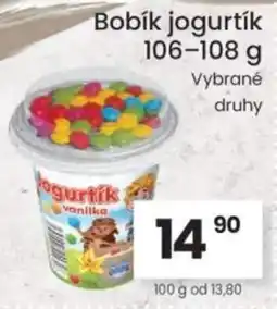 Kubík potraviny Bobík jogurtík nabídka