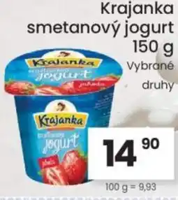 Kubík potraviny Krajanka smetanový jogurt nabídka