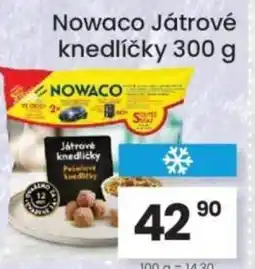 Kubík potraviny Nowaco Játrové knedlíčky nabídka