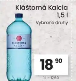 Kubík potraviny Kláštorná Kalcia nabídka