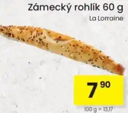 Kubík potraviny Zámecký rohlík nabídka
