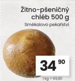 Kubík potraviny Žitno-pšeničný chléb nabídka