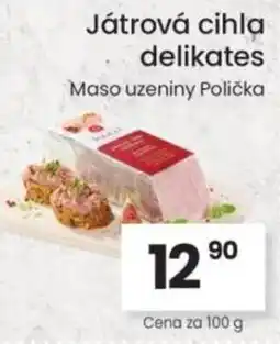 Kubík potraviny Játrová cihla delikates nabídka