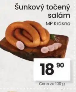 Kubík potraviny Šunkový točený salám nabídka