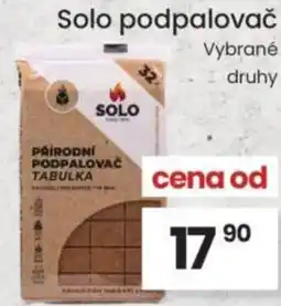 Kubík potraviny Solo podpalovač nabídka