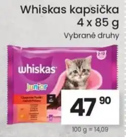 Kubík potraviny Whiskas kapsička nabídka