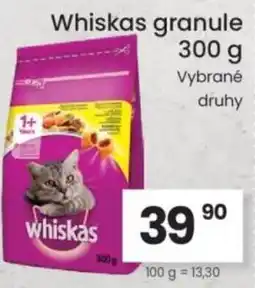 Kubík potraviny Whiskas granule nabídka