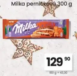 Kubík potraviny Milka perníčková nabídka