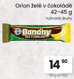 Kubík potraviny Orion želé v čokoládě nabídka