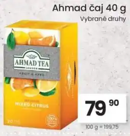 Kubík potraviny Ahmad čaj nabídka