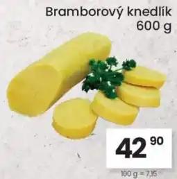Kubík potraviny Bramborový knedlík nabídka