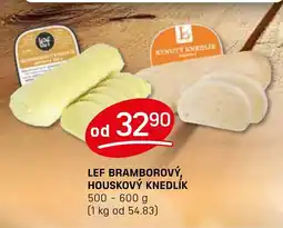 Flop Lef bramborový, houskový knedlík nabídka