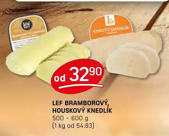 Flop Lef bramborový, houskový knedlík nabídka