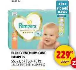 Penny Market PLENKY PREMIUM CARE PAMPERS, 30-40 ks nabídka