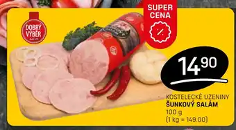 Flop Kostelecké uzeniny šunkový salám nabídka