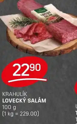 Flop Krahulík lovecký salám nabídka