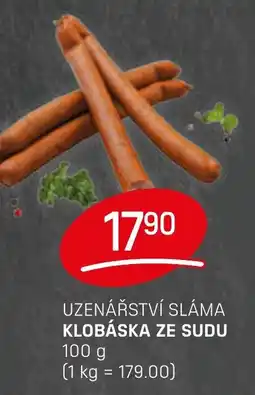 Flop Uzenářství sláma Klobáska ze sudu nabídka