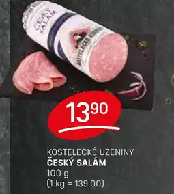 Flop Kostelecké uzeniny český salám nabídka
