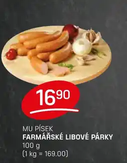 Flop Mu písek Farmářské libové párky nabídka