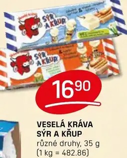 Flop Veselá kráva sýr a křup nabídka