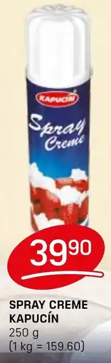 Flop Spray creme Kapucín nabídka