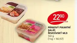 Flop Párkový pikantní salát, ševcovský mls nabídka