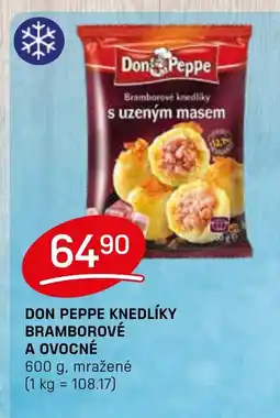 Flop Don Peppe Knedlíky bramborové a ovocné nabídka