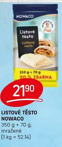Flop NOWACO Listové těsto nabídka