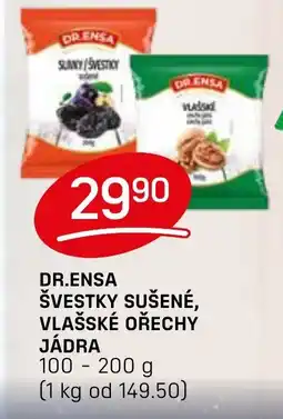 Flop DR.ENSA Švestky sušené, vlašské ořechy jádra nabídka