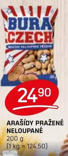 Flop Arašídy pražené neloupané nabídka